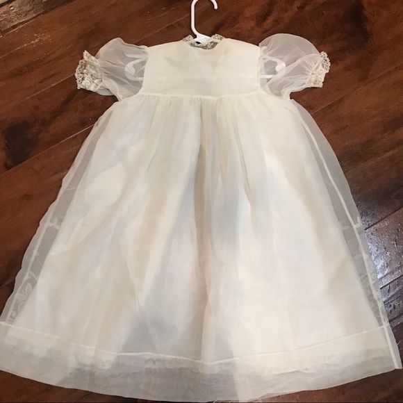 Dresses Vintage Baby Embroidered Christening Gown Poshmark